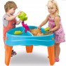 Žaislinis smėlio ir vandens stalas vaikams | Su dangčiu | 2in1 Play Island | Feber